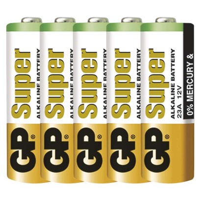 Alkalická speciální baterie GP 23AF (MN21, V23GA) 12 V, 5 ks