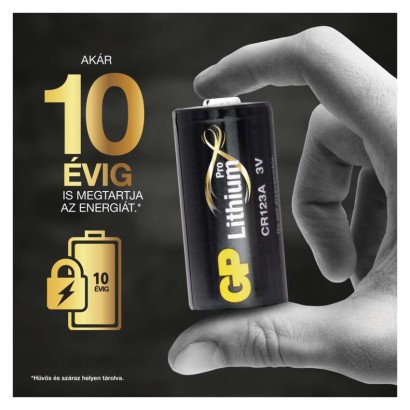 GP Lítium elem CR123A 1db/bliszter