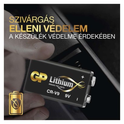 GP Lítium elem CR-V9 1db/bliszter