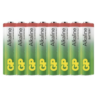 Alkalická baterie GP Alkaline AA (LR6), 8 ks