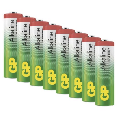 Alkalická baterie GP Alkaline AA (LR6), 8 ks