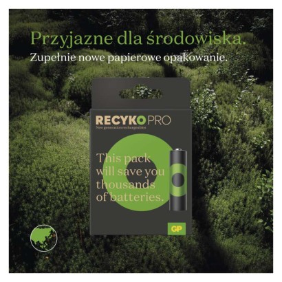 GP Akumulatorek ReCyko Pro AAA (HR03) 4 szt.