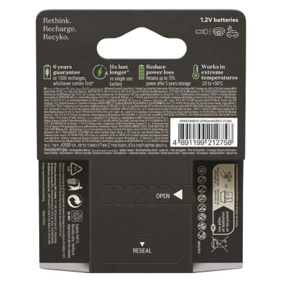 Nabíjecí baterie GP ReCyko Pro Professional AAA (HR03), 4 ks