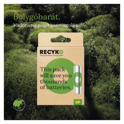 GP ReCyko NiMH Akkumulátor HR03 (AAA) 950mAh 6db