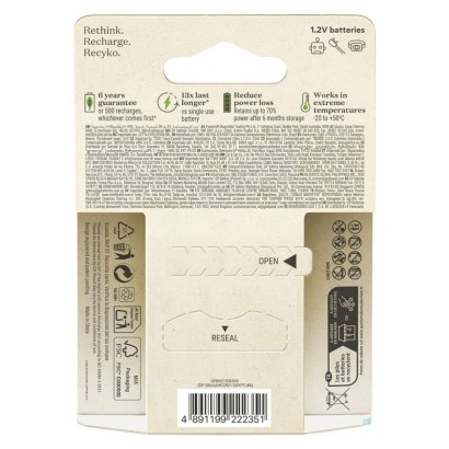 GP Akumulatorek ReCyko 950 AAA (HR03) 6 szt.