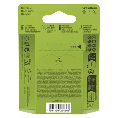 GP akumulatorek Recharge 2100 AA (HR6) 6PP/*MPP