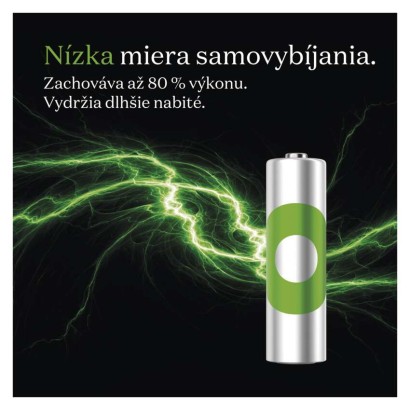 Nabíjacia batéria GP ReCyko 200 (9V), 1 ks