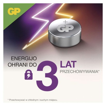 GP Bateria alkaliczna guzikowa A76F (LR44) 2 szt.