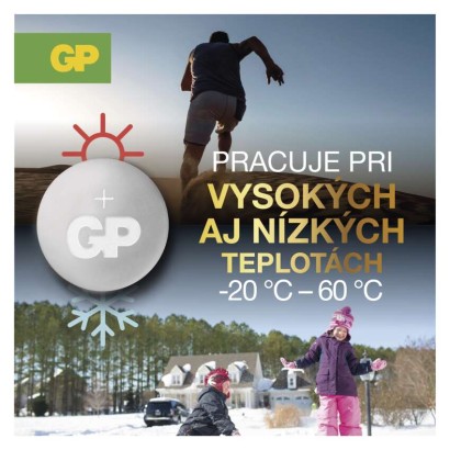Lítiová gombíková batéria GP CR1225, 1 ks