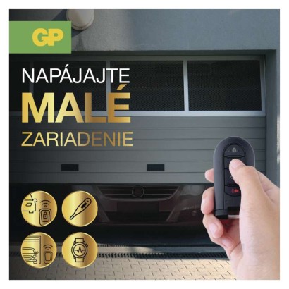 Lítiová gombíková batéria GP CR1620, 5 ks