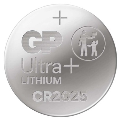 GP Ultra plus Bateria litowa guzikowa CR2025 2 szt.