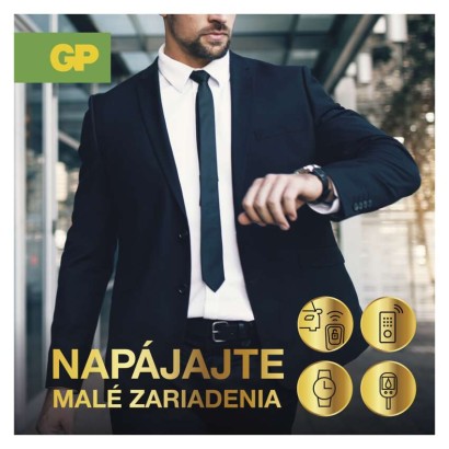 Lítiová gombíková batéria GP CR2320, 1 ks