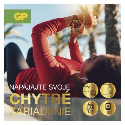 Lítiová gombíková batéria GP Ultra plus CR2450, 5 ks