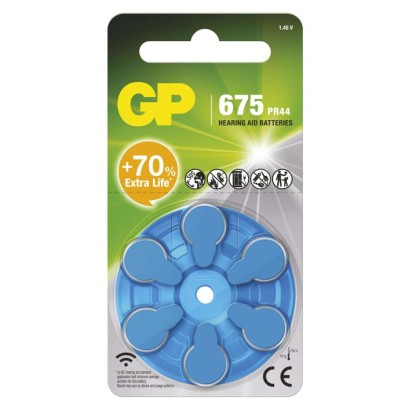 GP Bateria do aparatu słuchowego ZA675 6 szt.