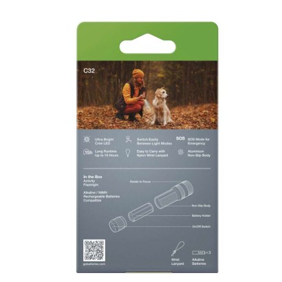 CREE LED ruční svítilna GP Discovery C32, 300 lm