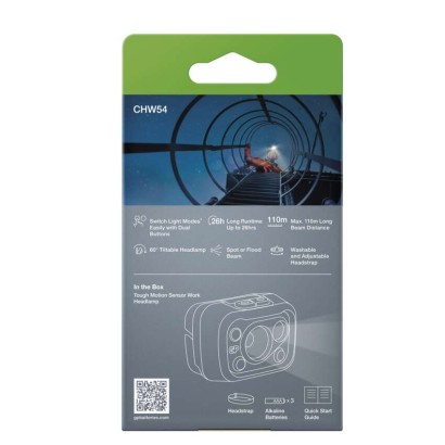 GP Latarka czołowa LED Discovery CHW54, 375 lm