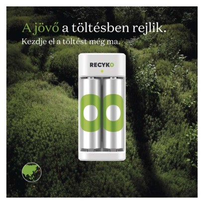 GP Akkumulátor töltő Eco E221+2xAA ReCyko 2100mAh