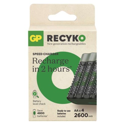 GP Ładowarka Recyko Speed M452 + 4× AA 2600 /*MPP