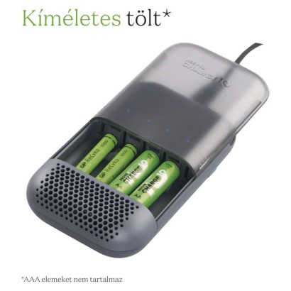 GP Akkumulátor töltő Charge 10 S491 + 4× AA