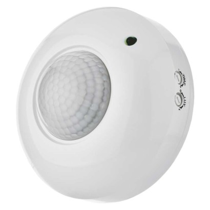 Bewegungsmelder (PIR-Sensor) IP44 1200W Weiss