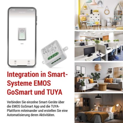 GoSmart Schaltermodul IP-2101SZ, ZigBee, 1-Kanal