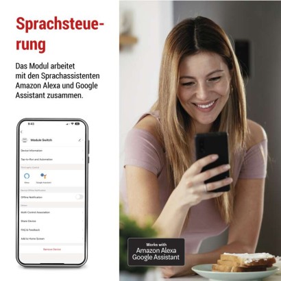 GoSmart Schaltermodul IP-2101SZ, ZigBee, 1-Kanal