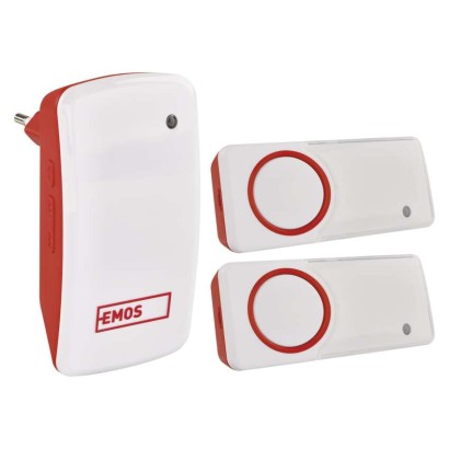 Akuta kodune juhtmevaba uksekell P5750.2T, pistik, 2 nupuga