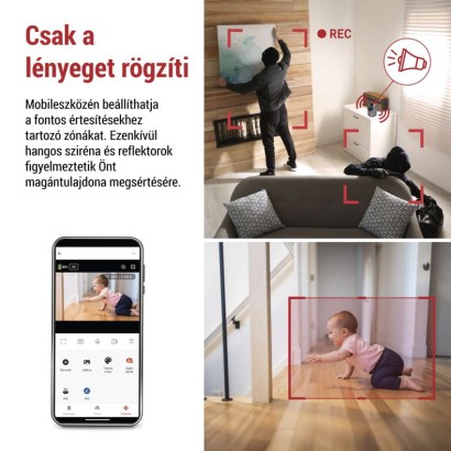 GoSmart Beltéri forgatható kamera IP‑220W wifivel