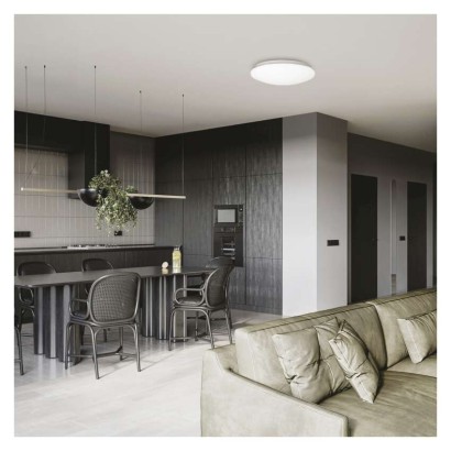 LED přisazené svítidlo TIVI, A CLASS, kruhové bílé 19W, IP44, neutrální bílá