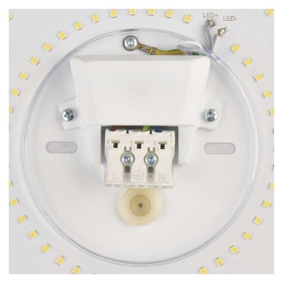 LED přisazené svítidlo TIVI, A CLASS, kruhové bílé 19W, IP44, neutrální bílá