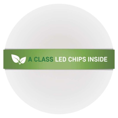 LED přisazené svítidlo TIVI, A CLASS, kruhové bílé 19W, IP44, neutrální bílá