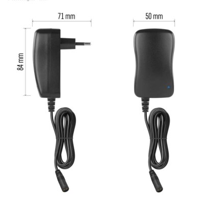 Zasilacz impulsowy 1000mA z wymiennymi końcówkami, USB