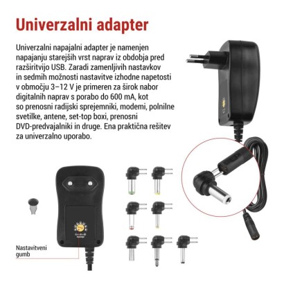Usmernik pulzni 2250MA, USB