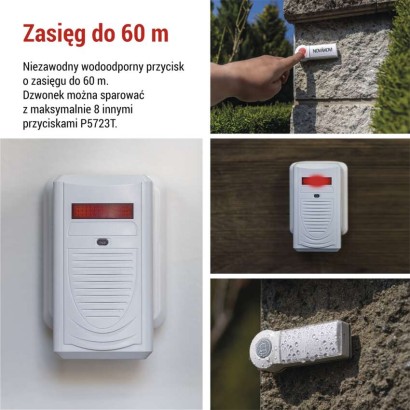 Dzwonek bezprzewodowy do drzwi P5705