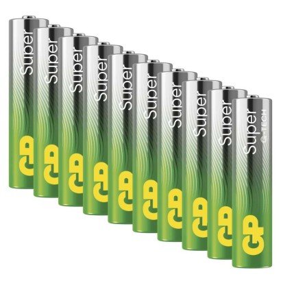 Baterija GP SUPER alkalna LR03 AAA 10 kos