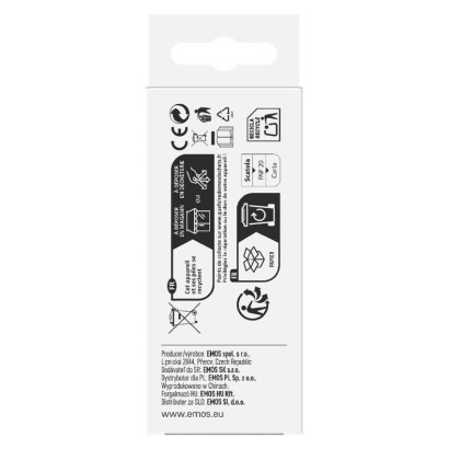 Zewnętrzny przycisk do dzwonka bezprzewodowego P5734, P5734B, 1x CR2032