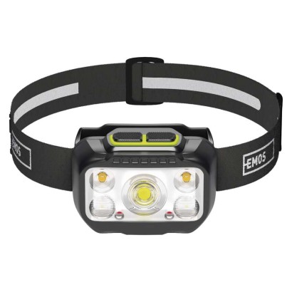 EMOS LED Fejlámpa tölthető P3546, 550 lm, 110 m, Li-Pol 1000 mAh / 3× AAA