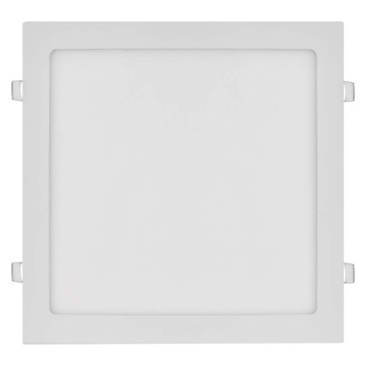 LED süllyesztett lámpatest NEXXO, négyzet, fehér, 24W, meleg fehér