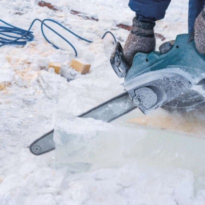 Počasí odolný prodlužovací kabel 10 m / 1 zásuvka / modrý / PVC / 230 V / 1,5 mm2