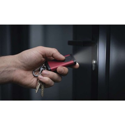 Uzlādējams mini LED lukturītis - atslēgu piekariņš, 100 lm, 12 gab., vitrīna