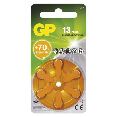 GP Bateria do aparatu słuchowego ZA13 6 szt.