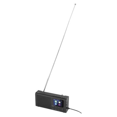 Portatīvais radio ar Bluetooth, DAB / DAB+ / FM, melns