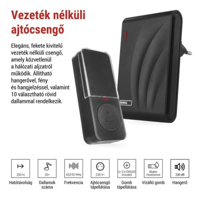 Vezeték nélküli csengő P5727N