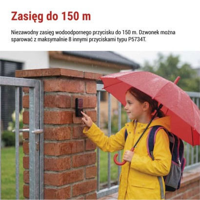Dzwonek bezprzewodowy do drzwi P5727N