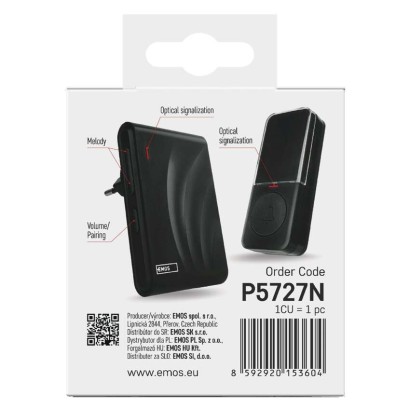 Vezeték nélküli csengő P5727N