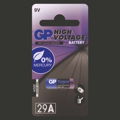 Alkalická speciální baterie GP 29AF (A32, L822) 9 V, 1 ks