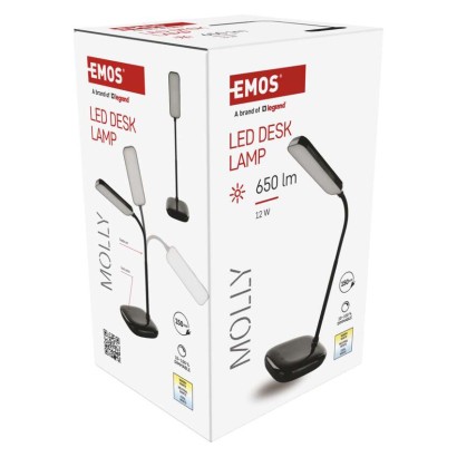 LED stolní lampa MOLLY, černá