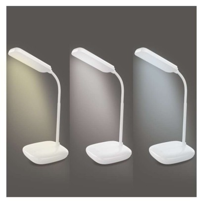 LED stolná lampa MOLLY, biela
