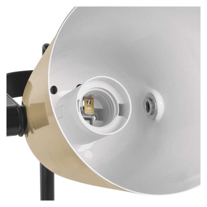 Stolní lampa NINA na žárovku E27, zlatá