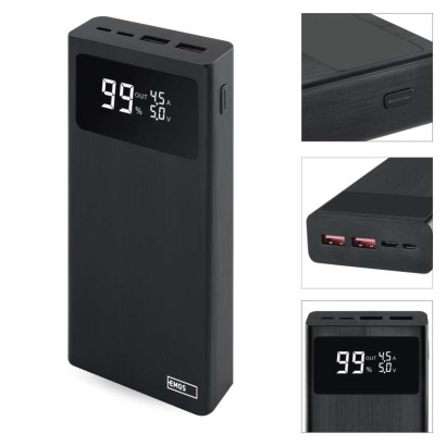 EMOS BETAQ 20 powerbank, 20 000 mAh, 22,5 W, črni